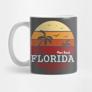 Funny and Best T Shirt Florida sunshine for summer Miami beach excellent gift for Dad, Brother, uncle Mug